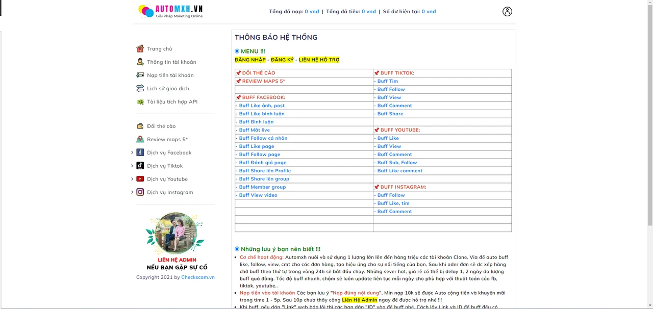  Share Code DVMXH Giống AutoMxh.Vn Của Xương - Hùng Huy